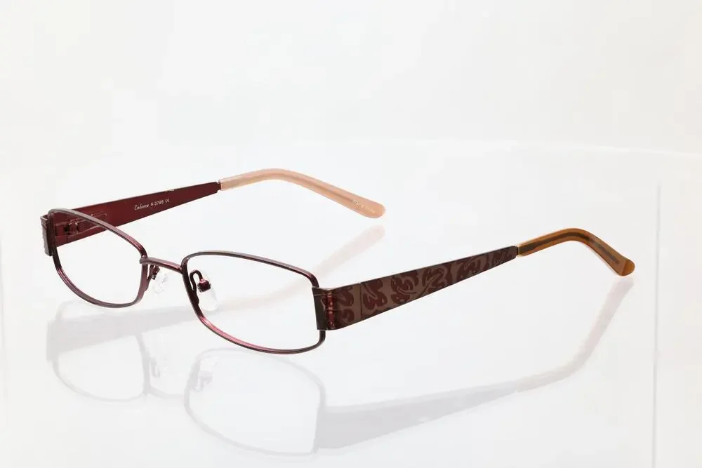 Enhance R-3796 Wine 52-18-140mm Eyeglass FRAMES ONLY - GOOD CONDITION